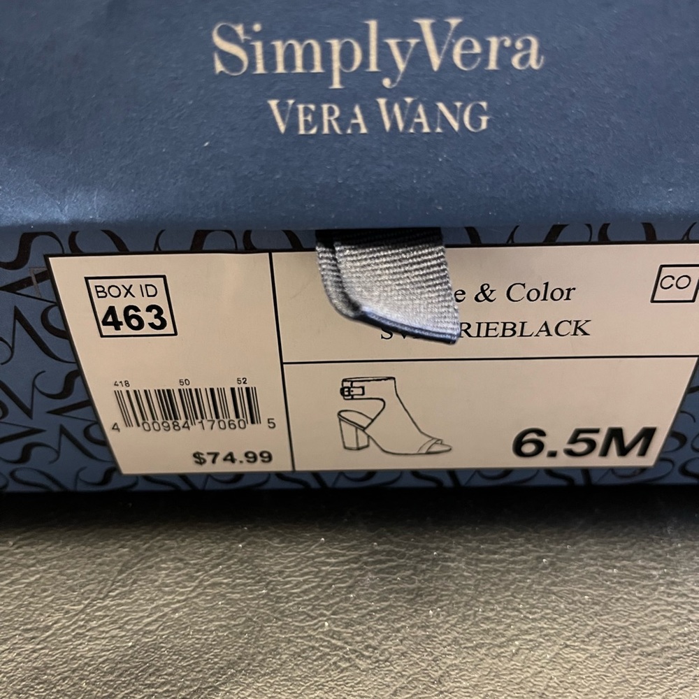 Simply Vera Wang - Size: 6.5 - worn one time/like new in box - Picture 7 of 7